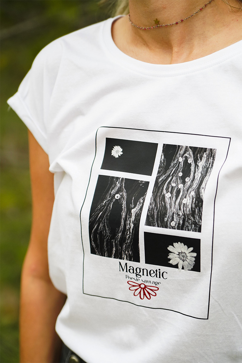 t-shirt-blanc-femme-impression-photo-theo-magnetic